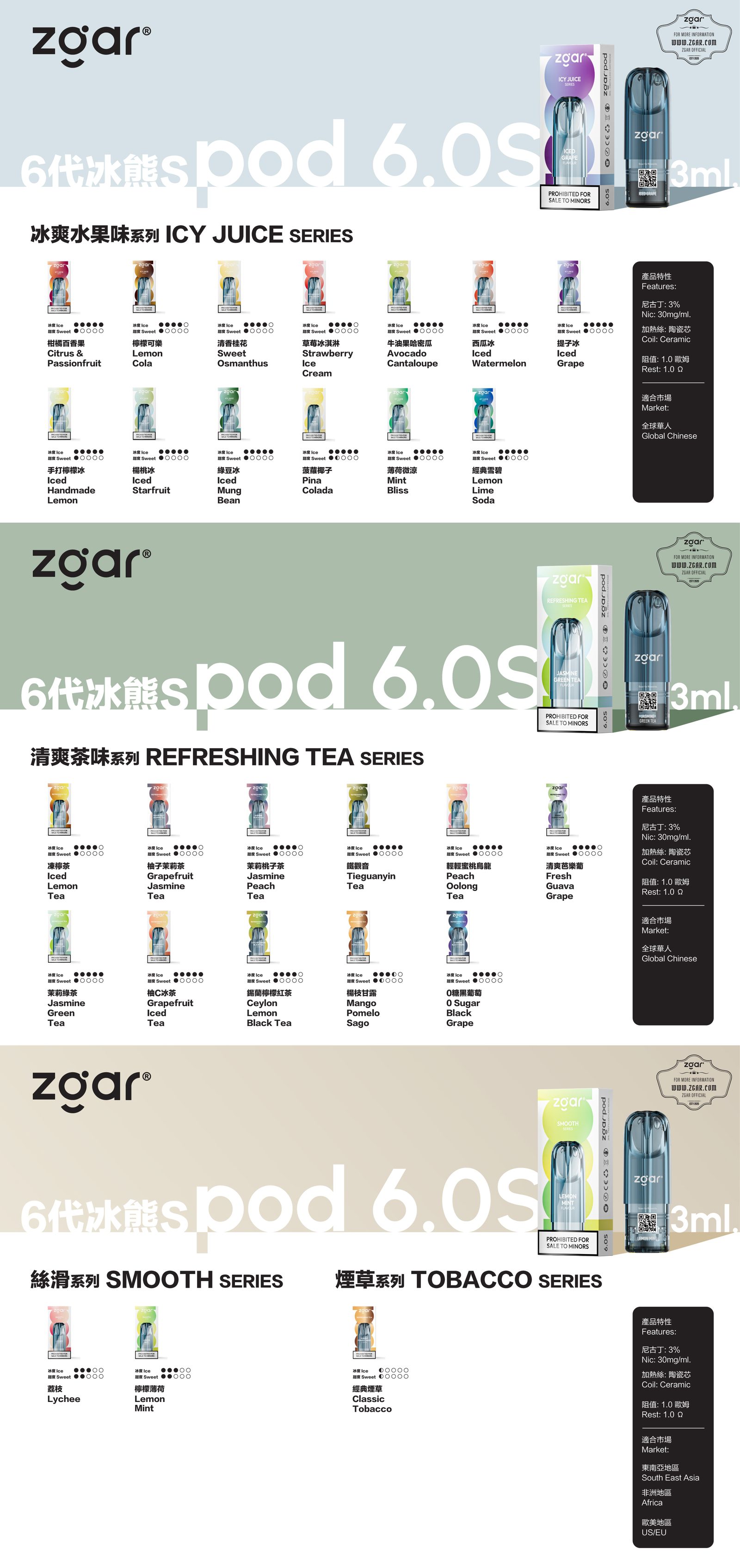 正版冰熊6.0S/P蛋3.0ml 5